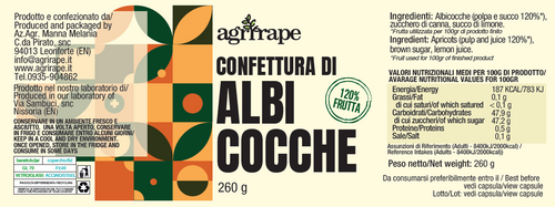 CONFETTURA DI ALBICOCCHE