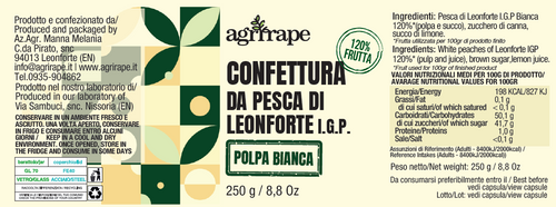 CONFETTURA DA PESCA DI LEONFORTE I.G.P. POLPA BIANCA