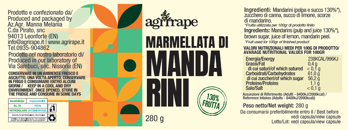 MARMELLATA DI MANDARINI