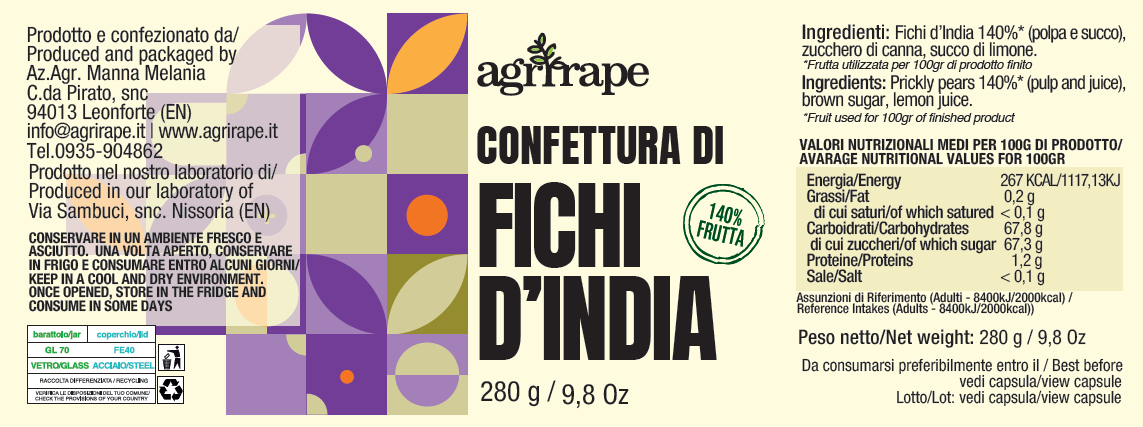 CONFETTURA DI FICHI D’INDIA